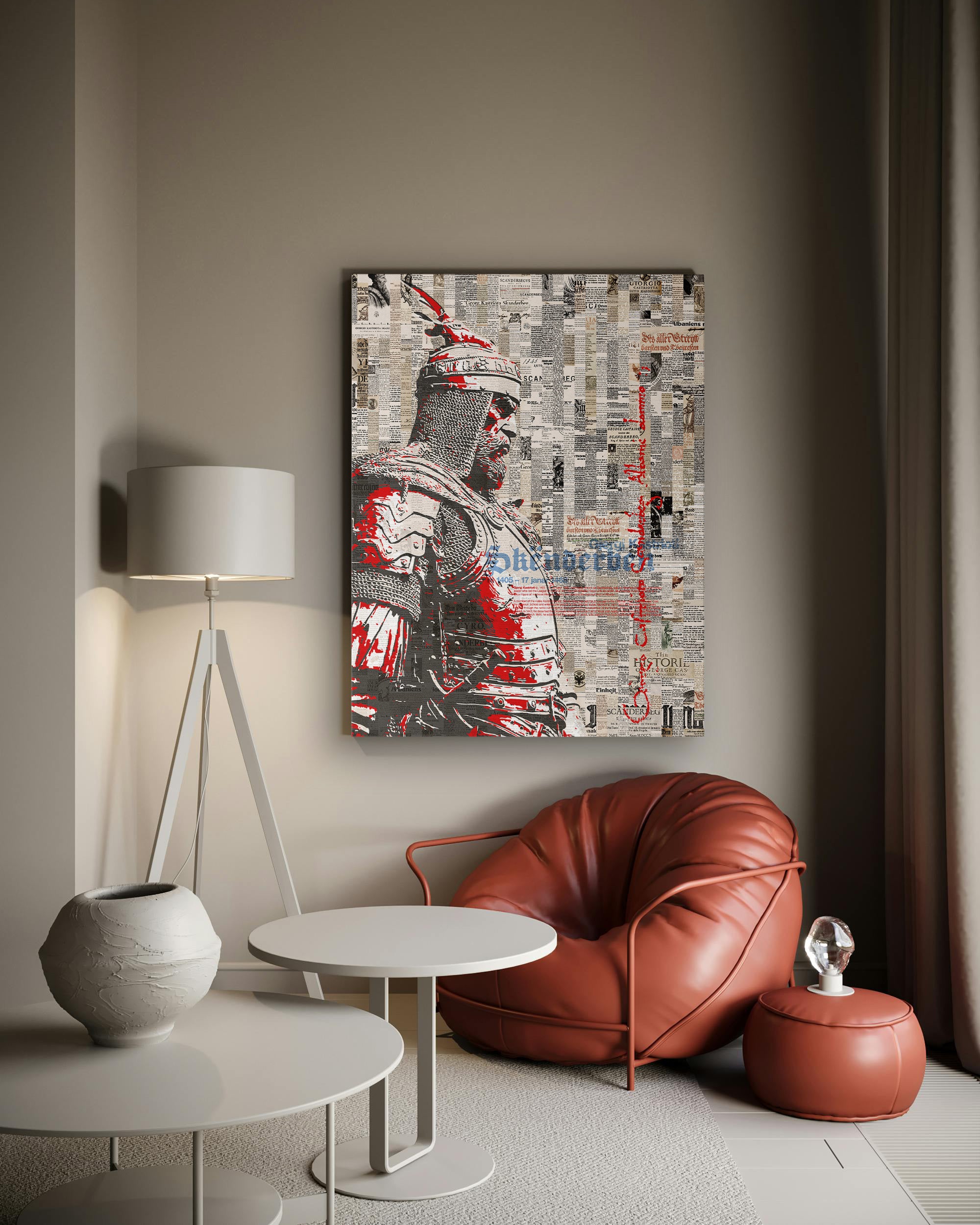 Skënderbeu – Fine Art Leinwanddruck