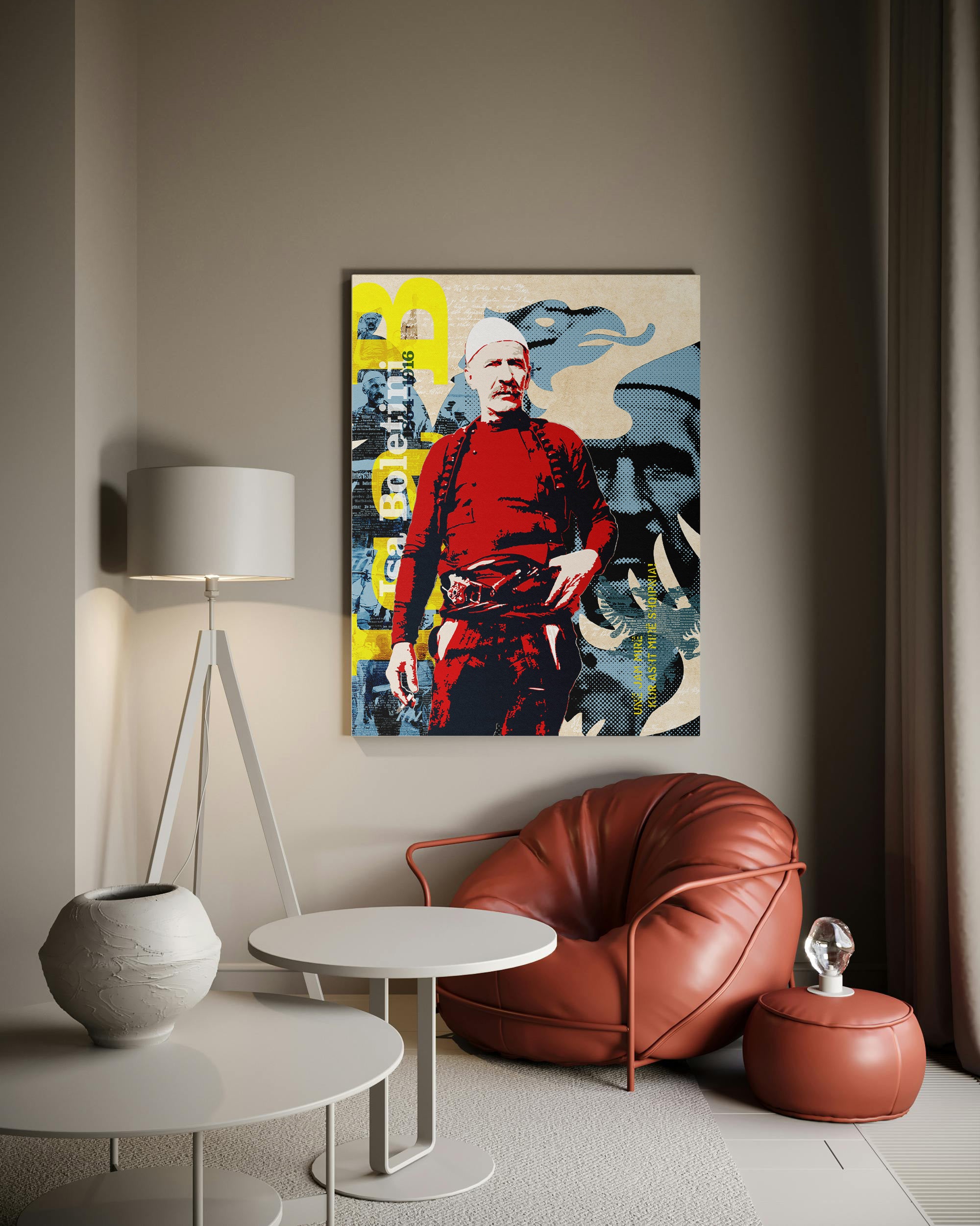 Isa Boletini classic – Fine Art Leinwanddruck