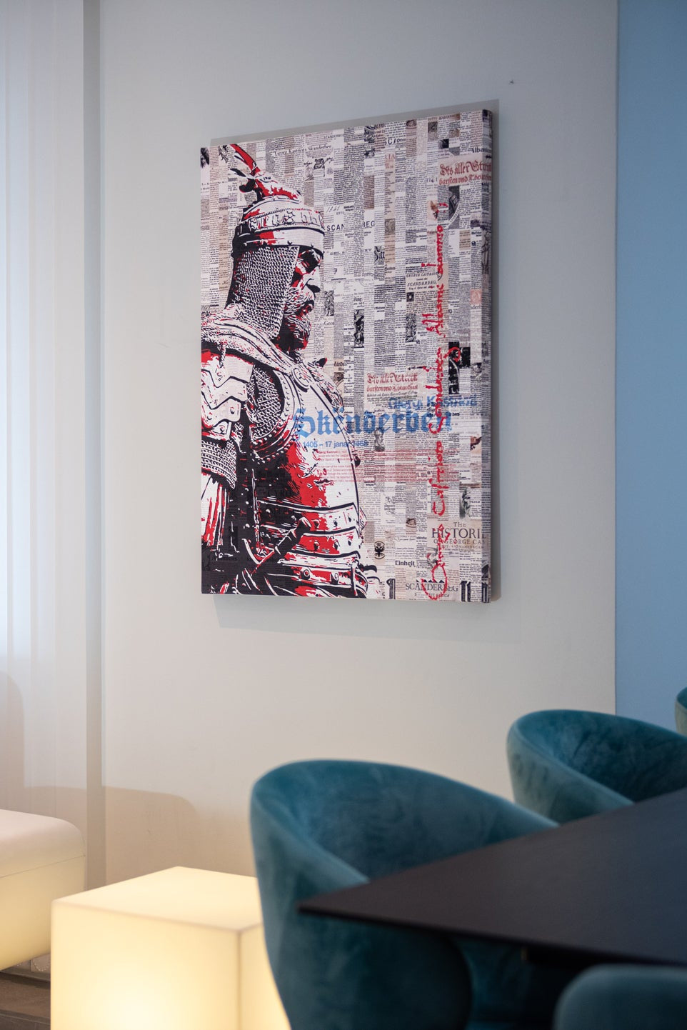 Skënderbeu – Fine Art Leinwanddruck